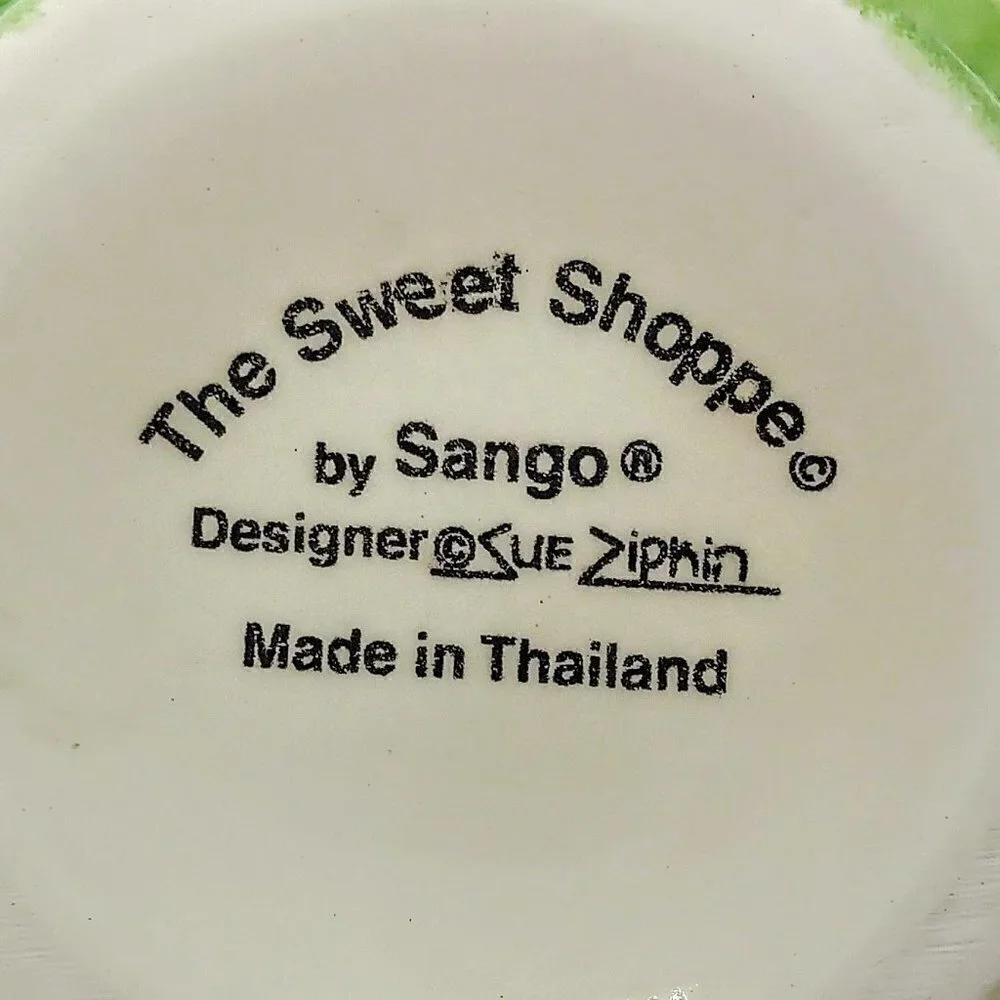 Vintage Sango Sweet Shoppe Sue Zipkin Covered Ceramic Sugar Bowl Creamer
